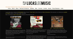 Desktop Screenshot of lucasleemusic.com